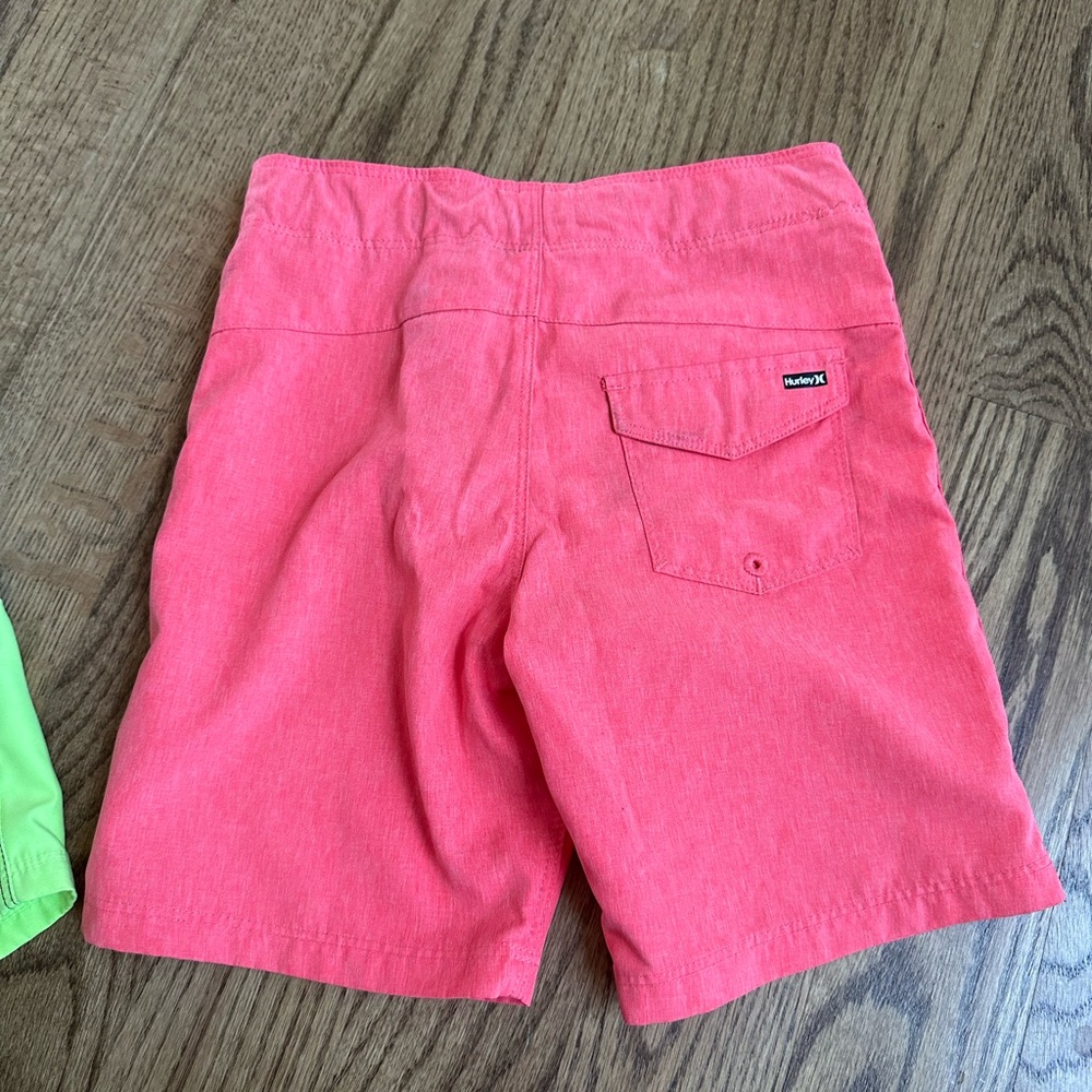 Hurley Kids Multicolor and Red Board Shorts - Picture 4 of 7